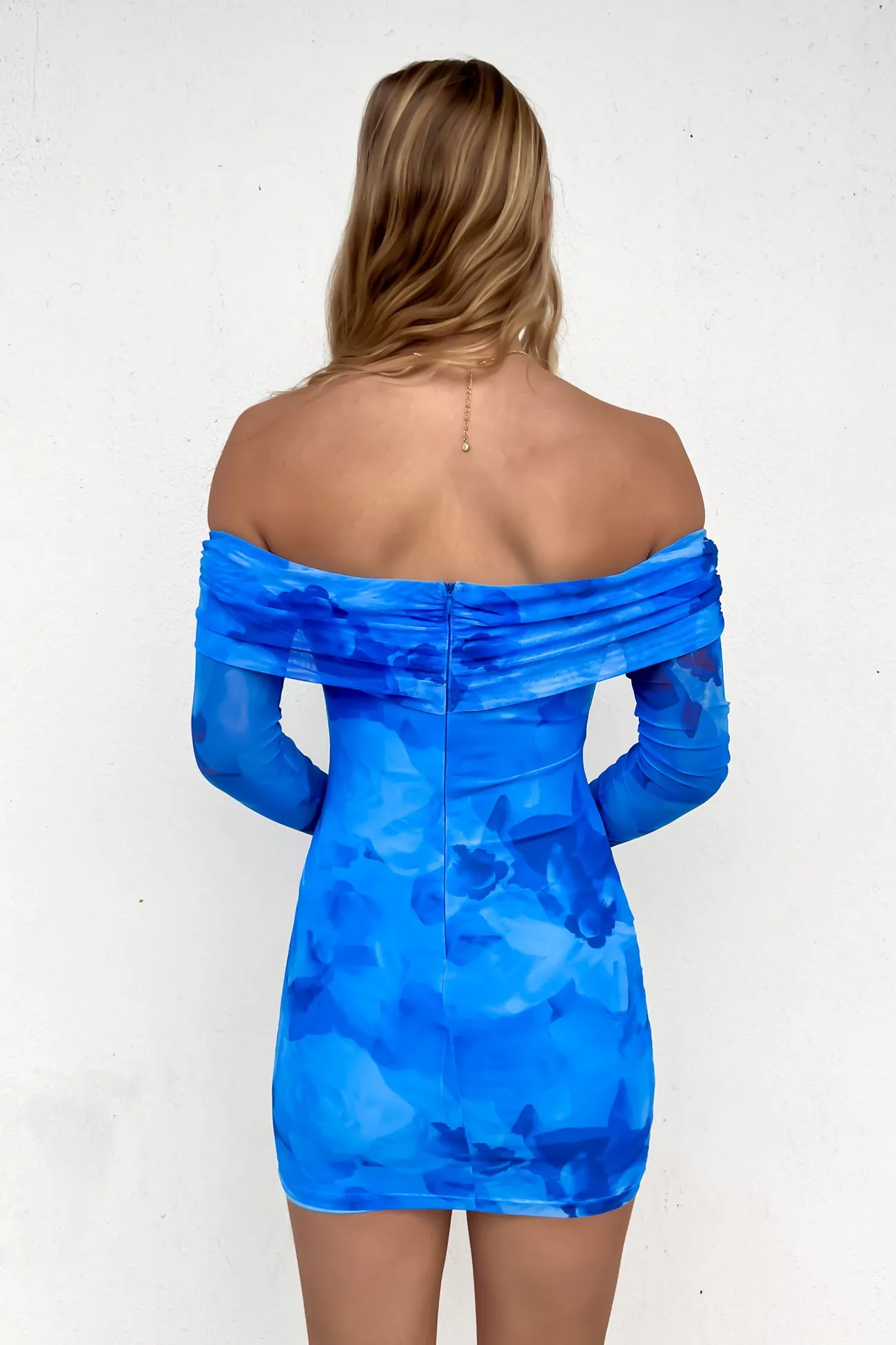 Playful and flirty dress Larnie Mini Dress Blue