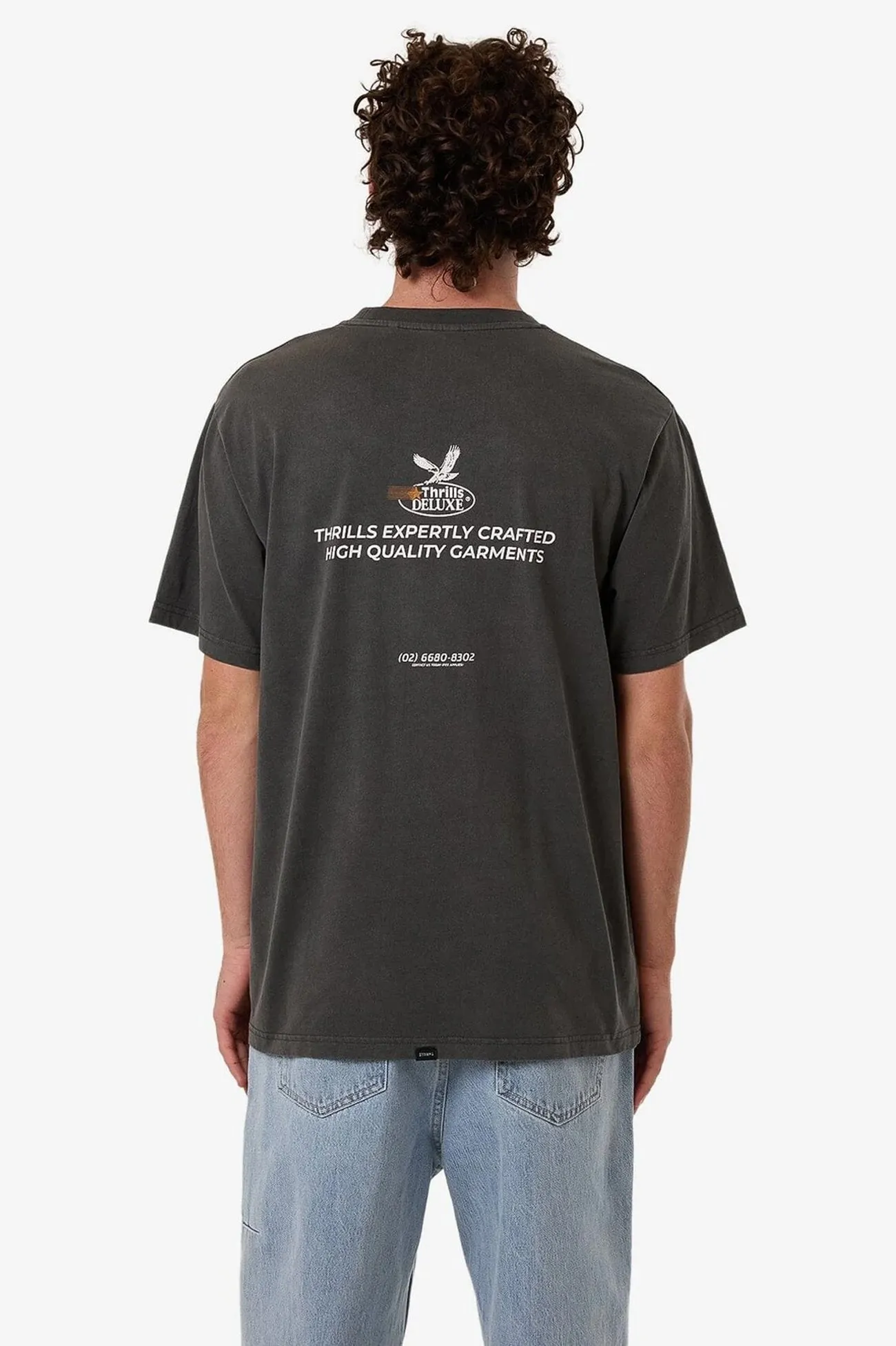 No Shrink Technology MoistureControlFibers Deluxe Merch Fit Tee Merch Black