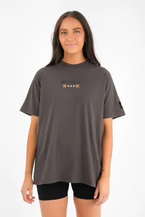 Outdoor Comfort Classic Fit Performance Oversized Tee Charcoal