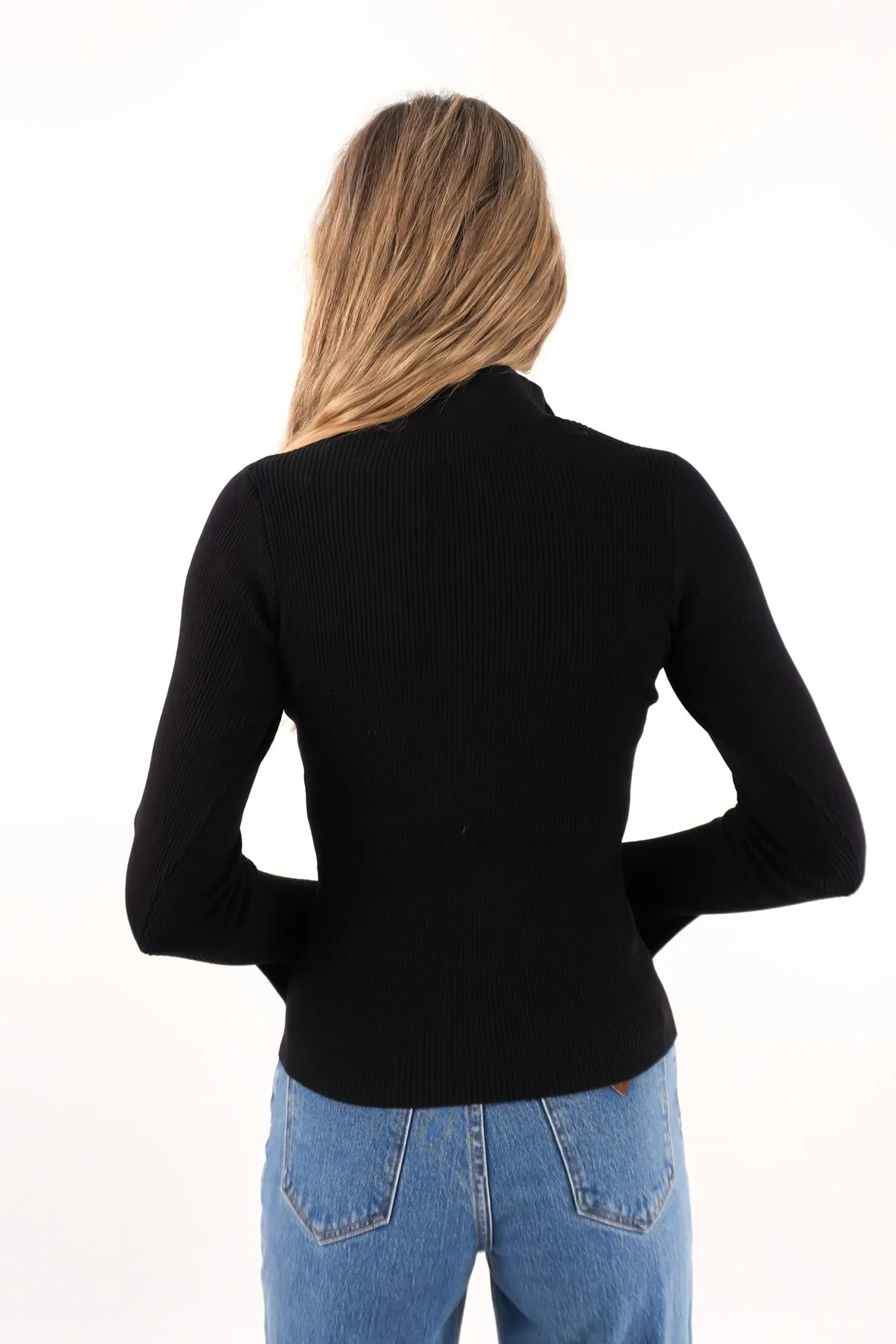 Businessman Thin Cedar Knit Top Navy