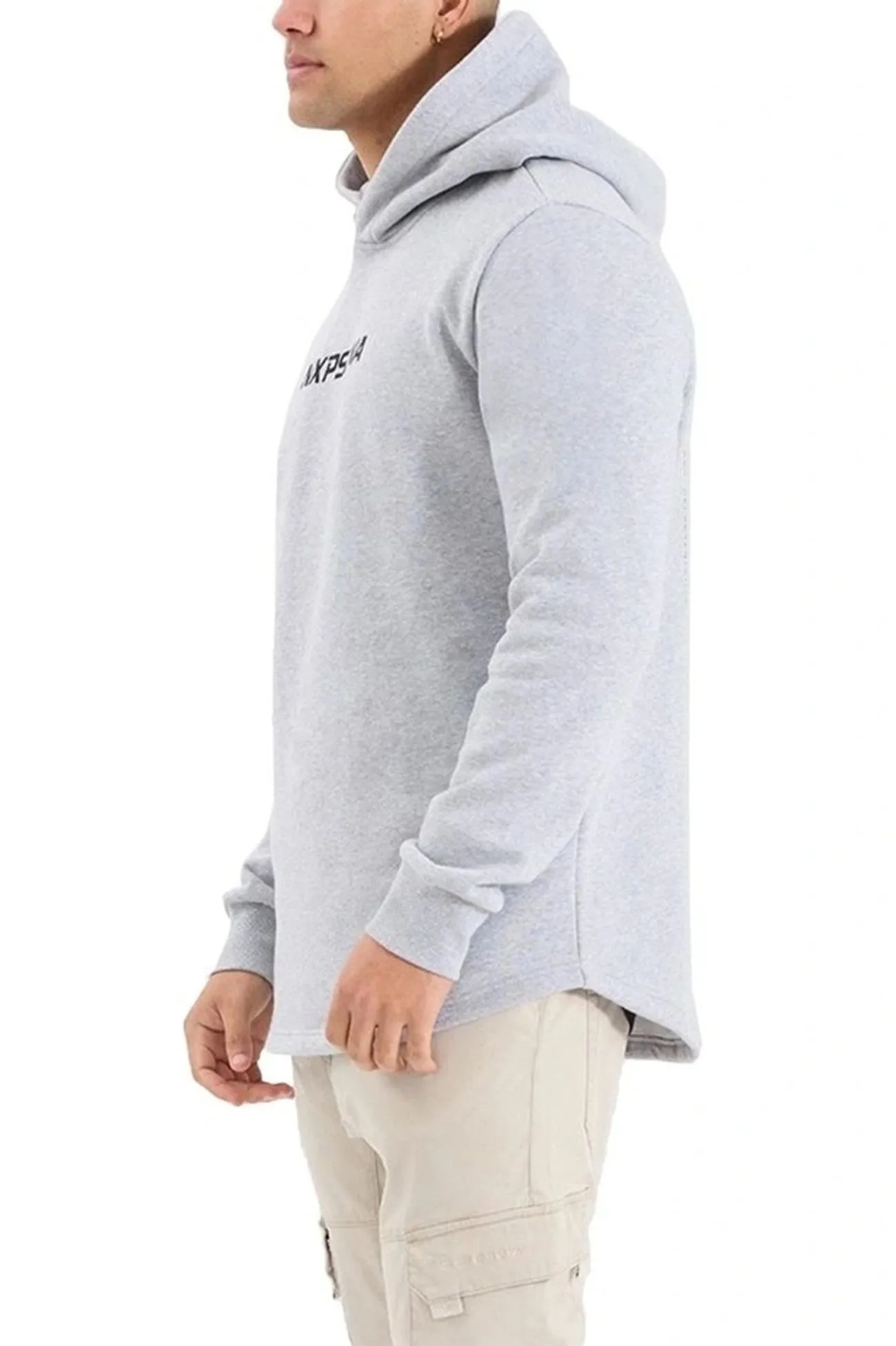 Zipper Guard Weatherproofing Centaur Dual Curved Hoodie Grey Marle