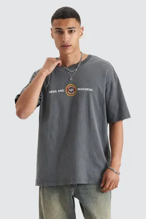 Perfect Comfort Award-winning Centennial Relaxed Box Fit Tee Pigment Asphalt