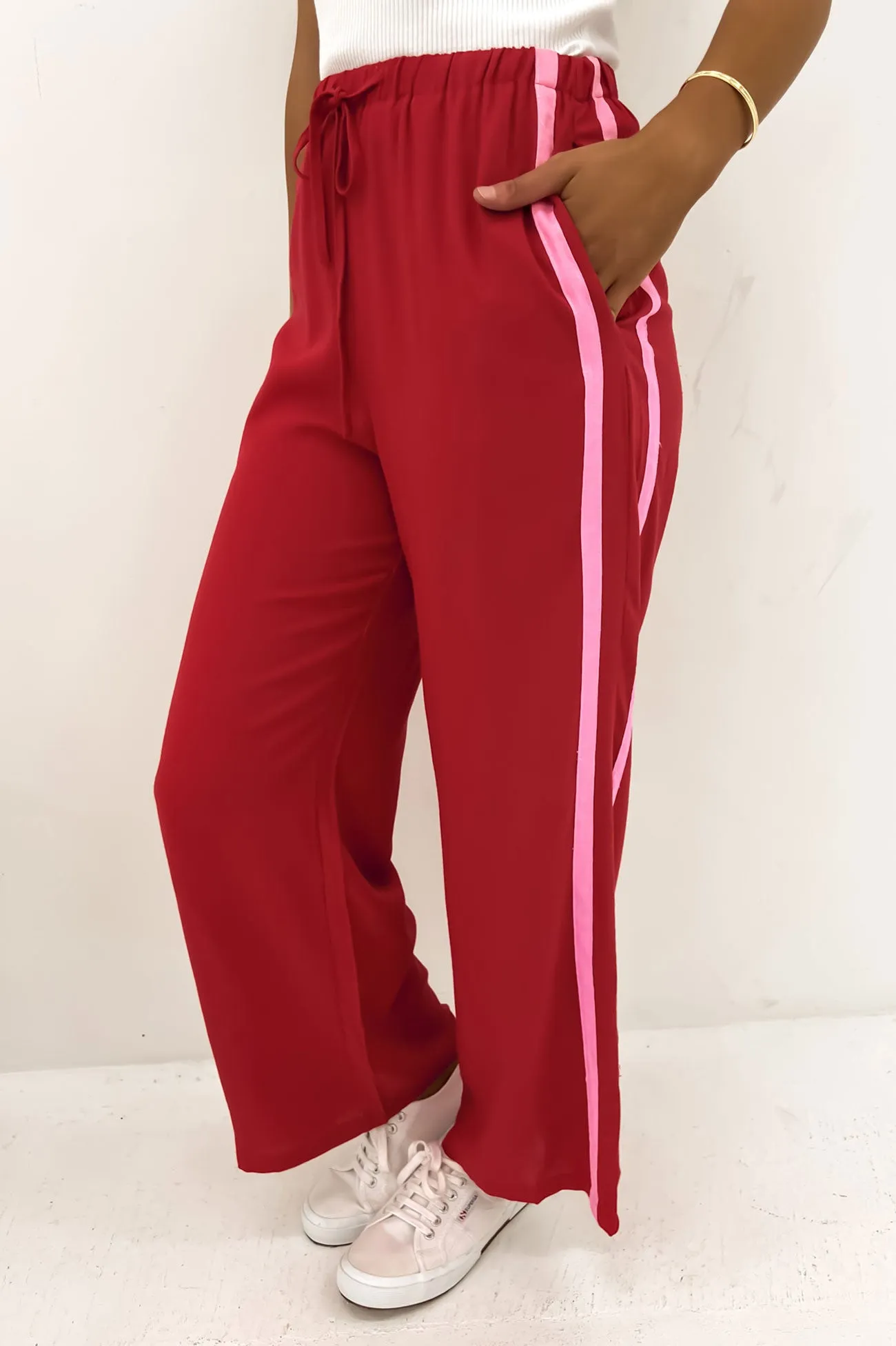 Freedom Motion Comfortable Look Charlotte Pant Red