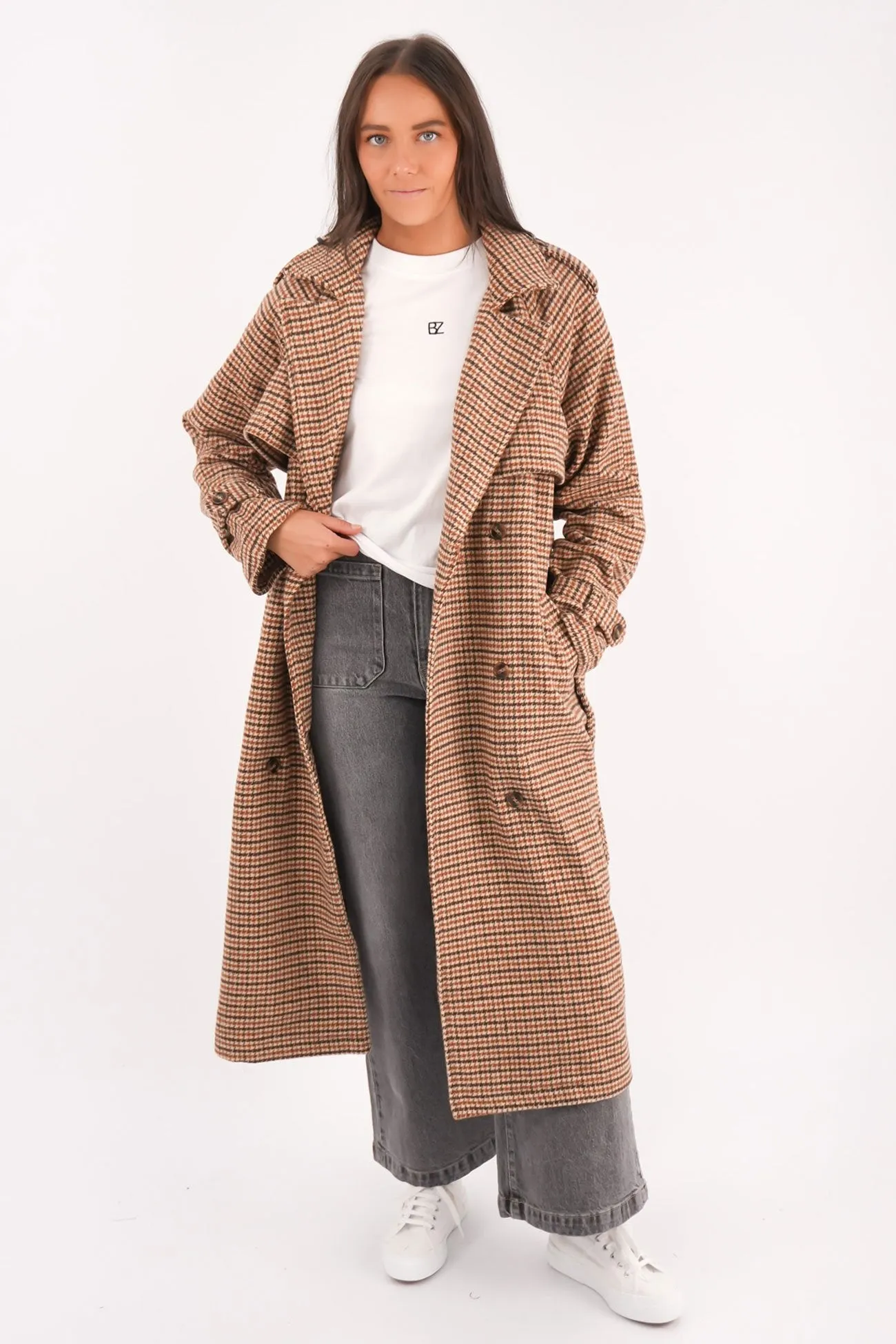 Charlotte Trench Multicoloured Dynamic Compression Fit Hypoallergenic fabric