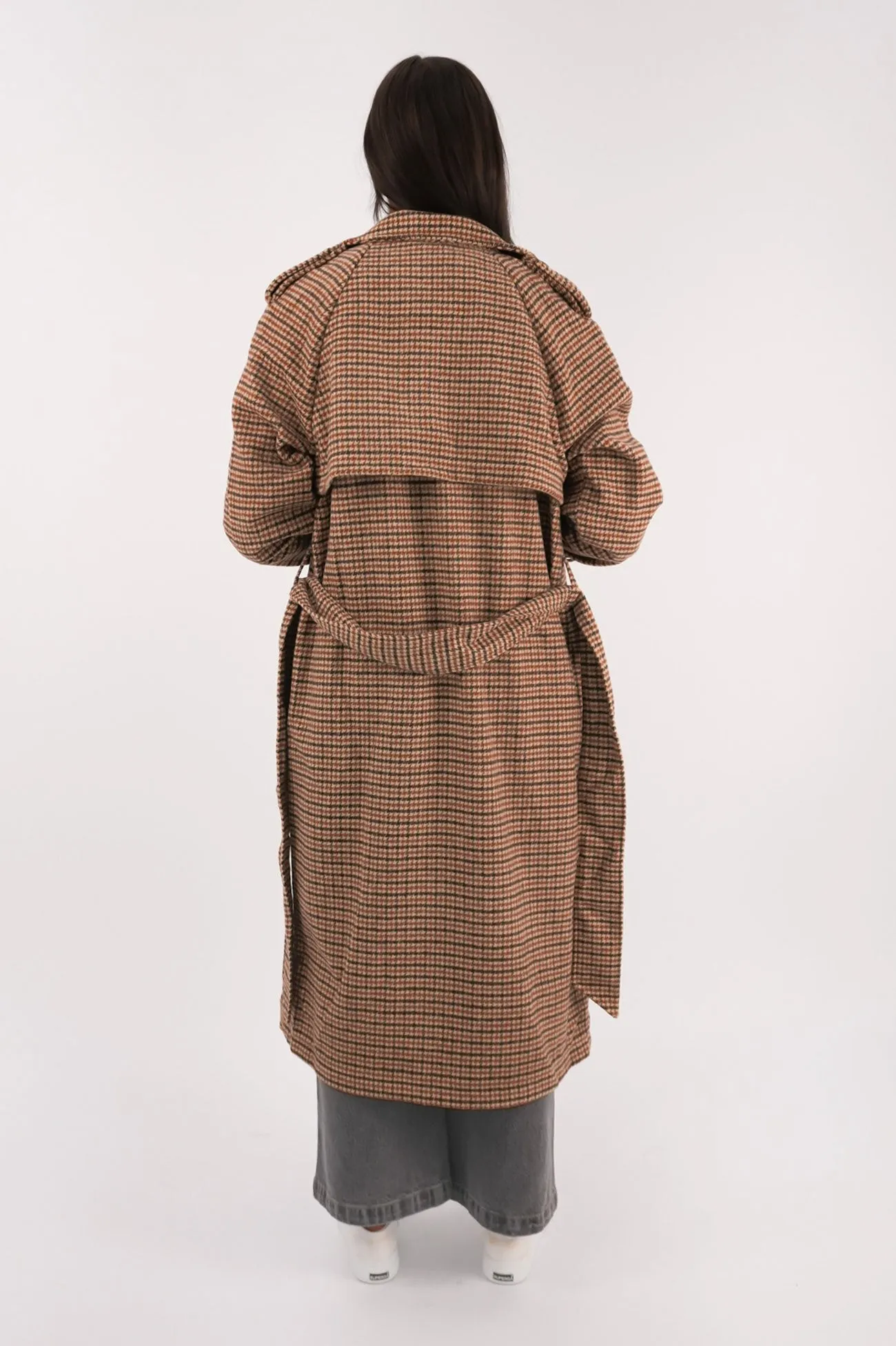 Stylish Chill Piece Charlotte Trench Multicoloured