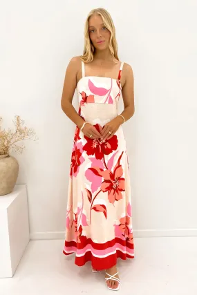 Lounge Style Insulating-Lining Sierra Maxi Dress Rosabel