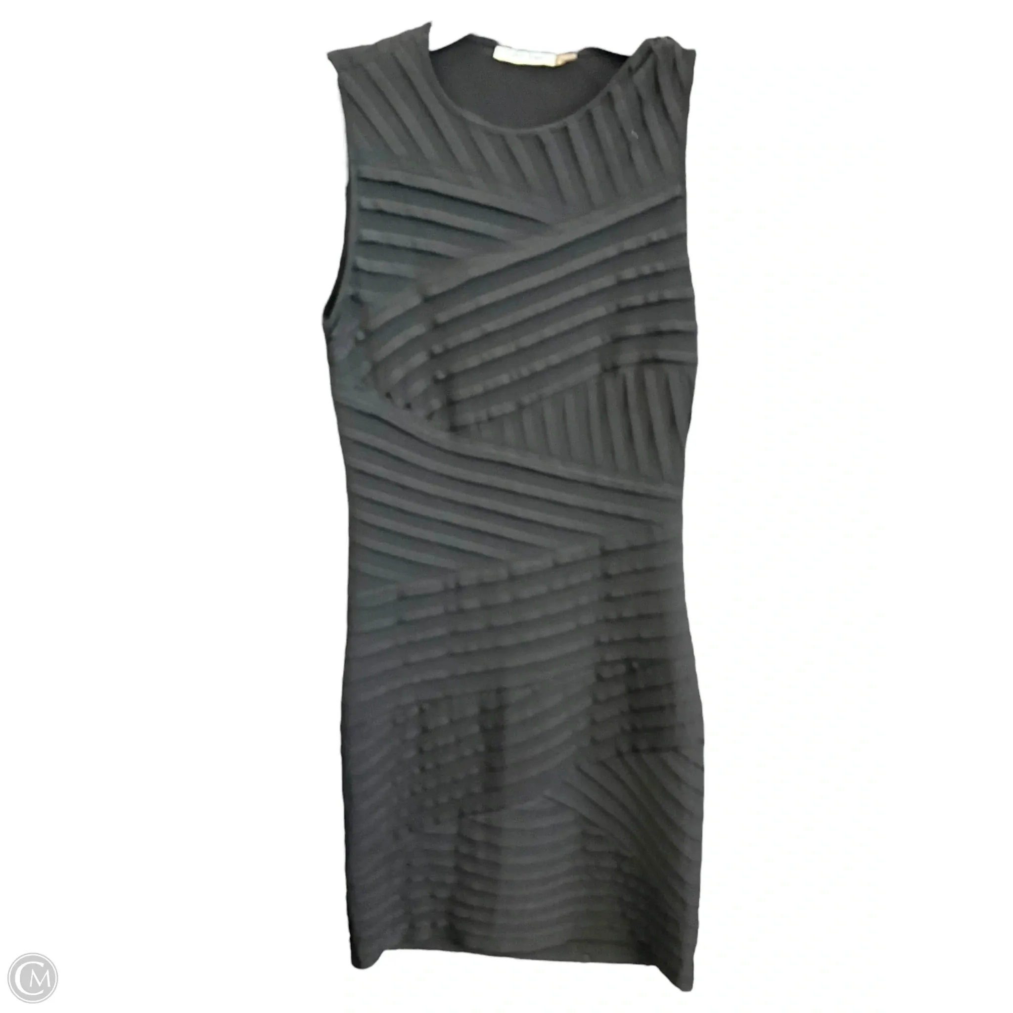 Flower Soft Versatile party outfit Dress Casual Short By Calvin Klein In Black, Size: 2