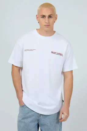 Hygroscopic Fiber Active Trend Initials Tee White