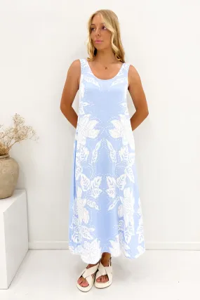 Soft Presence Elegant Comfort Elda Midi Dress Hanalei