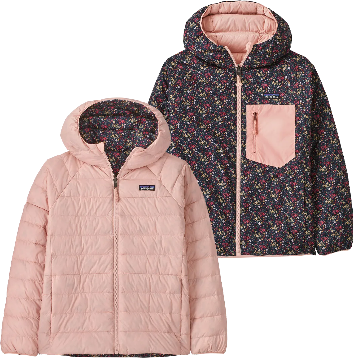 Bonded Collars Youth Reversible Down Sweater Hoody