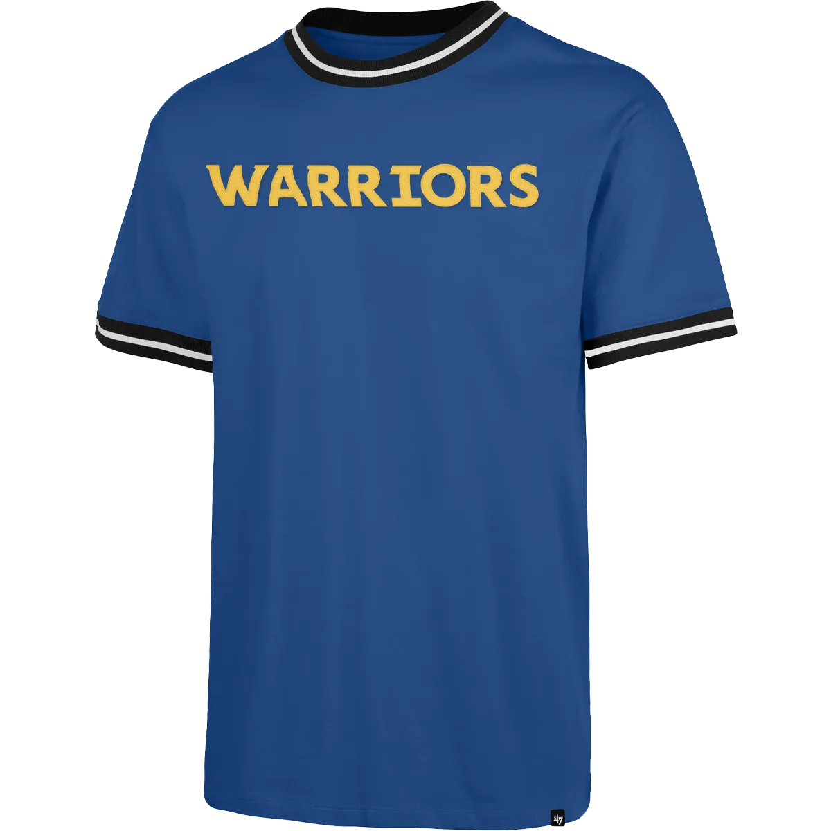 Casual and Soft Sleek Layer Men's Warriors Wordmark Paxton Tee