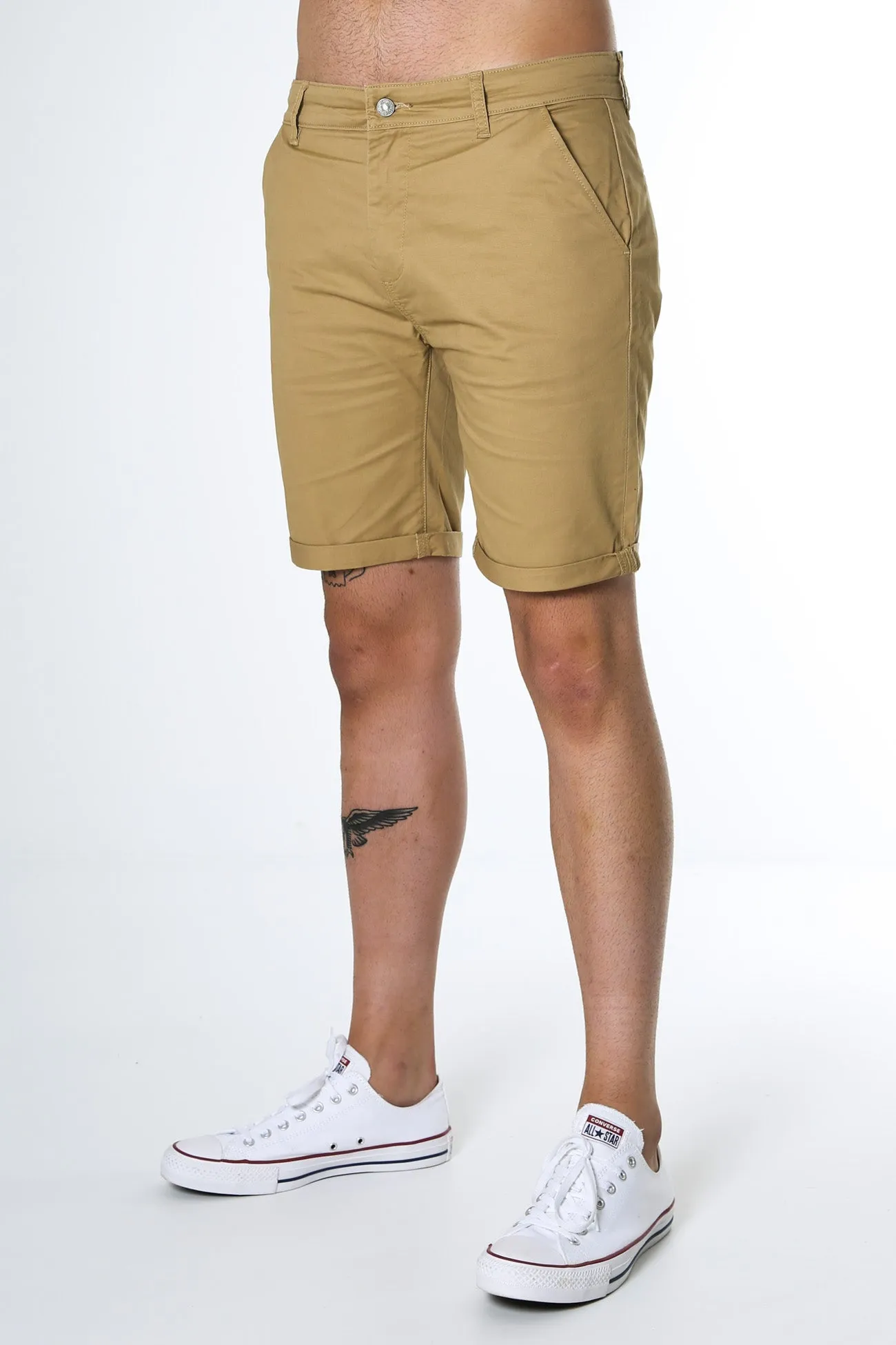 Chino Short Light Camel Comfortable clothing
