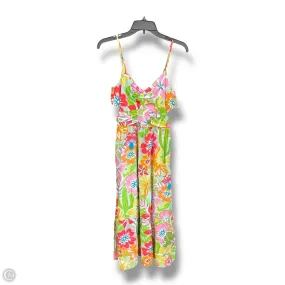 Comfort First Clean Drape Dress Casual Maxi By Fate In Multi-colored, Size: S