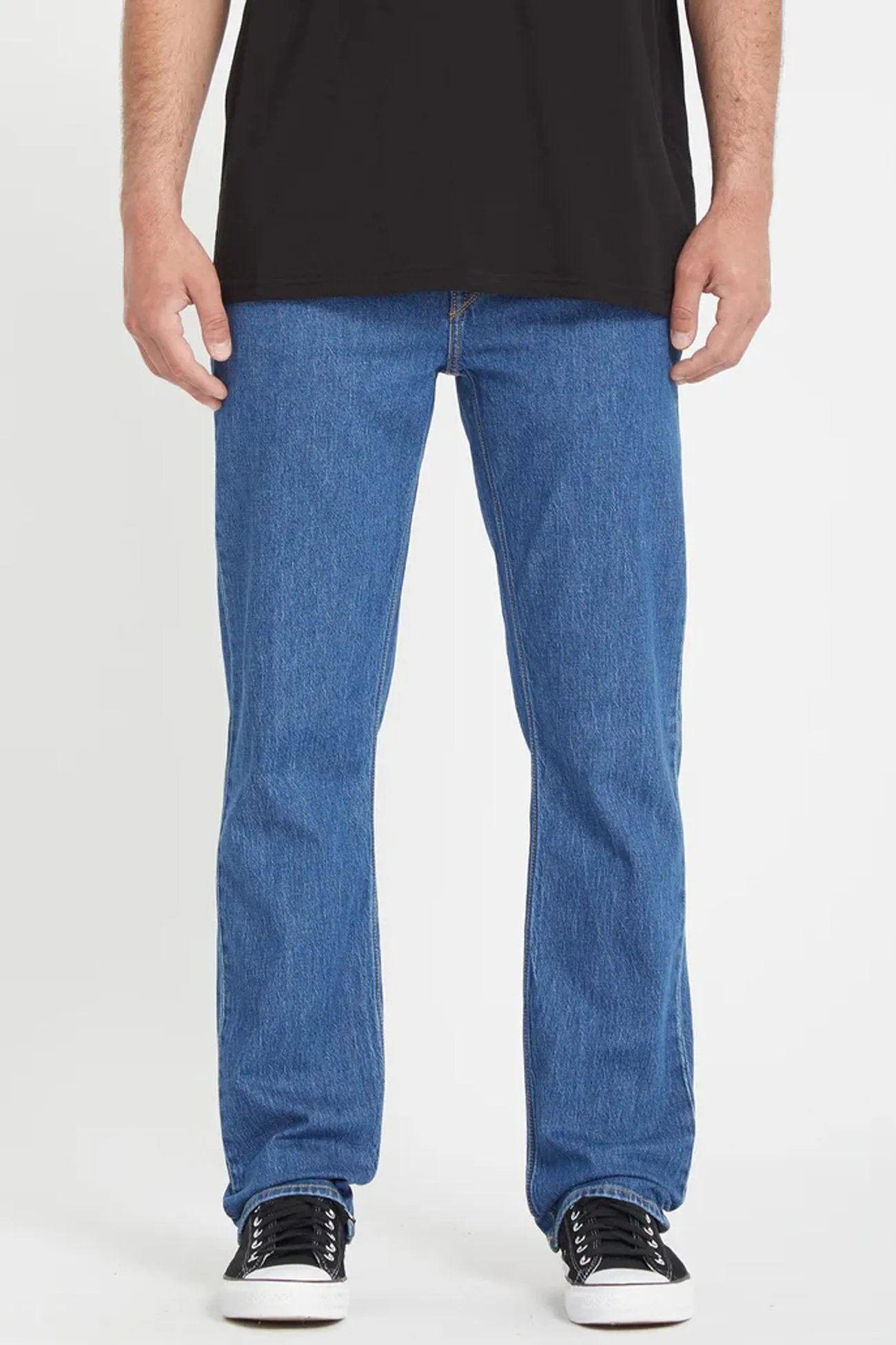 Neutral Look Durable Fabric Solver Modern Fit Jean Bold Blue