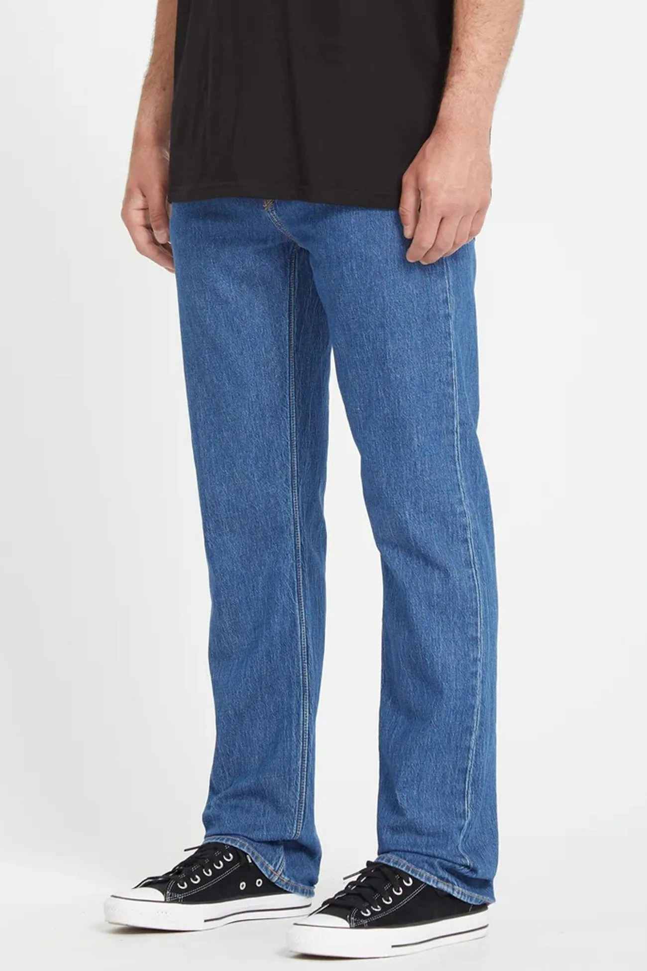 Recycled Material Trend Setter Smart Casual Classic Wear Solver Modern Fit Jean Bold Blue