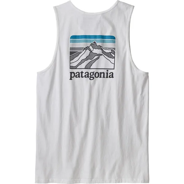 Men's Line Logo Ridge Organic Tank Fashion Layer