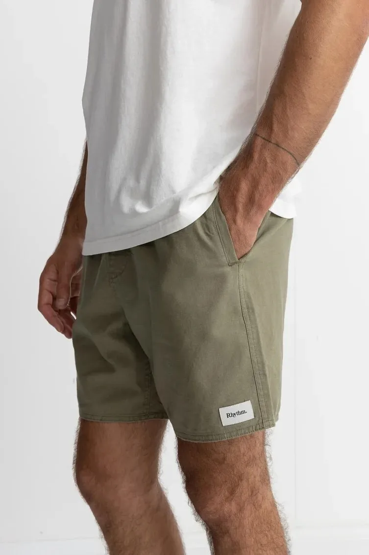 Snag Free Fabric Floral Print Classic Linen Jam Olive