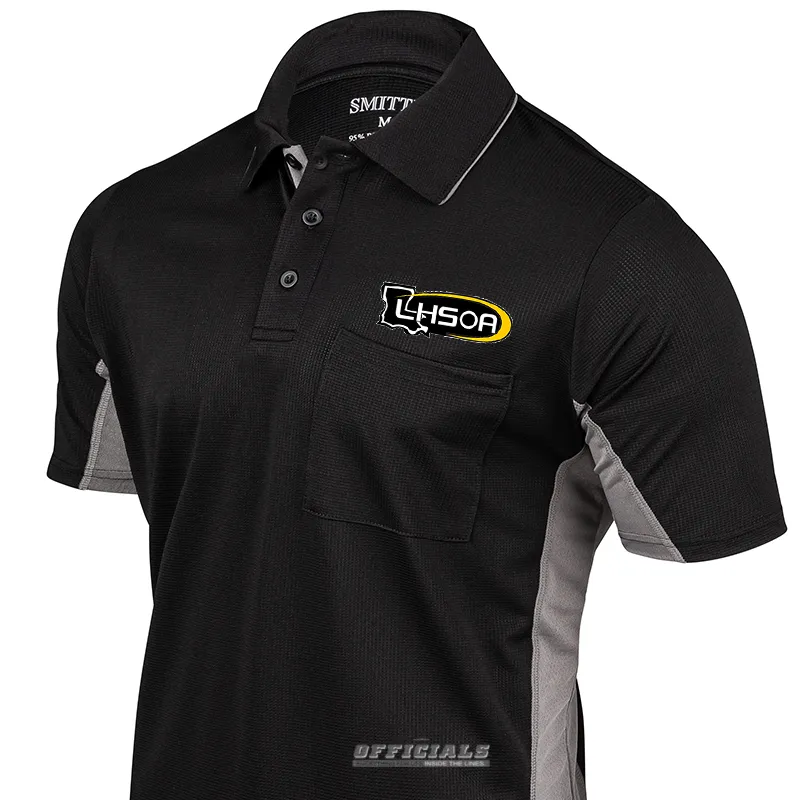 LHSOA MLB Replica Black Umpire Shirts garden party Split hem