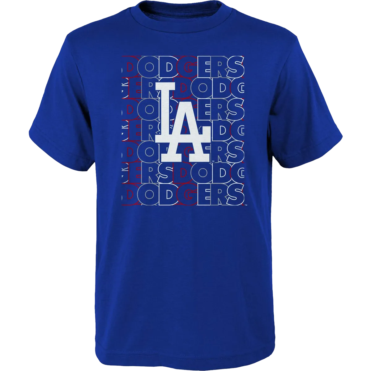 Youth Dodgers Letterman Tee Stylish and Fun Anti Bacterial Treatment