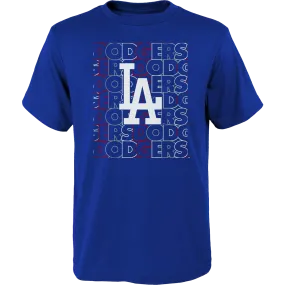 Youth Dodgers Letterman Tee Relax Style Trend