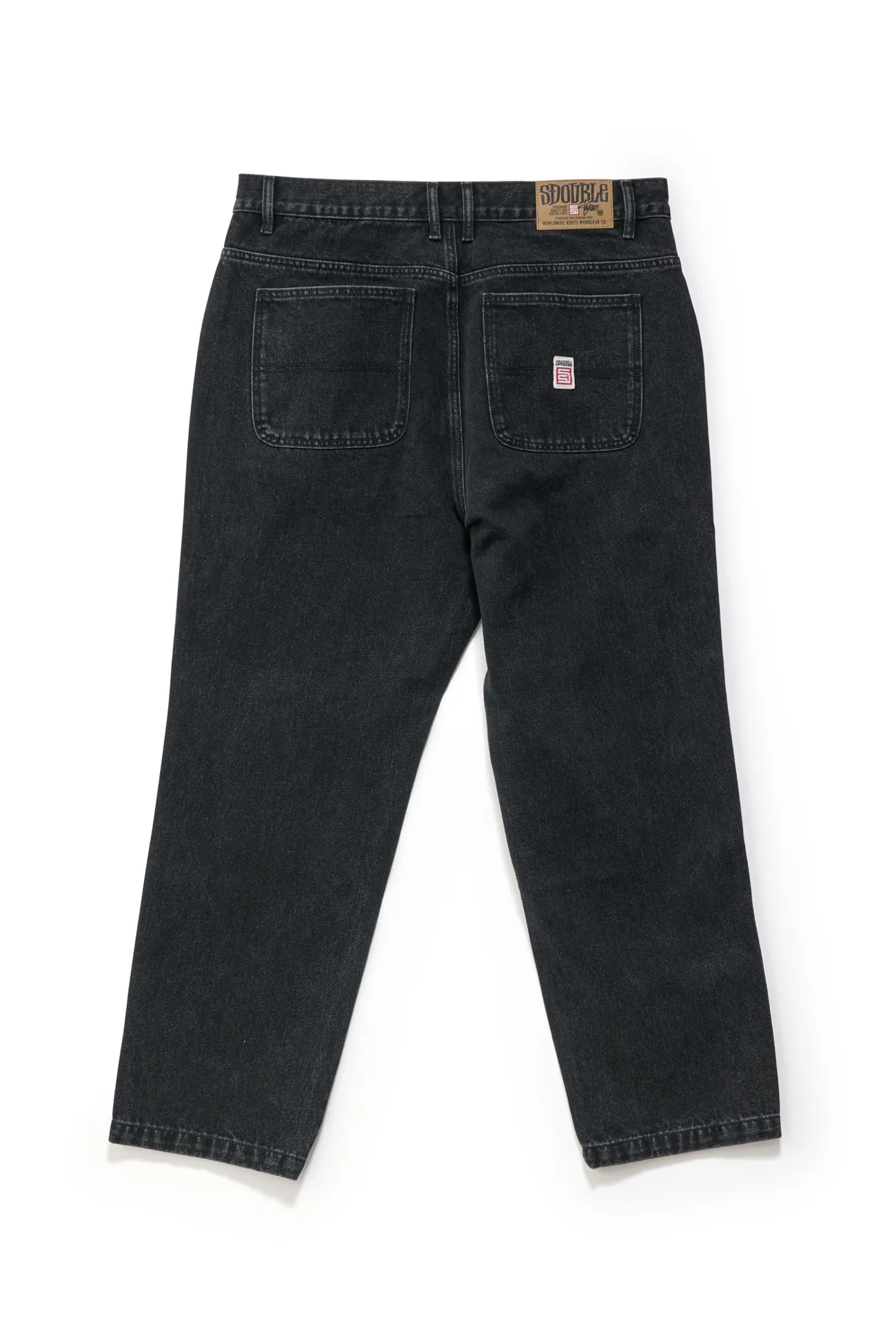 Denim Standard Jean Faded Black Holiday Vibes High Quality Fashion Daily
