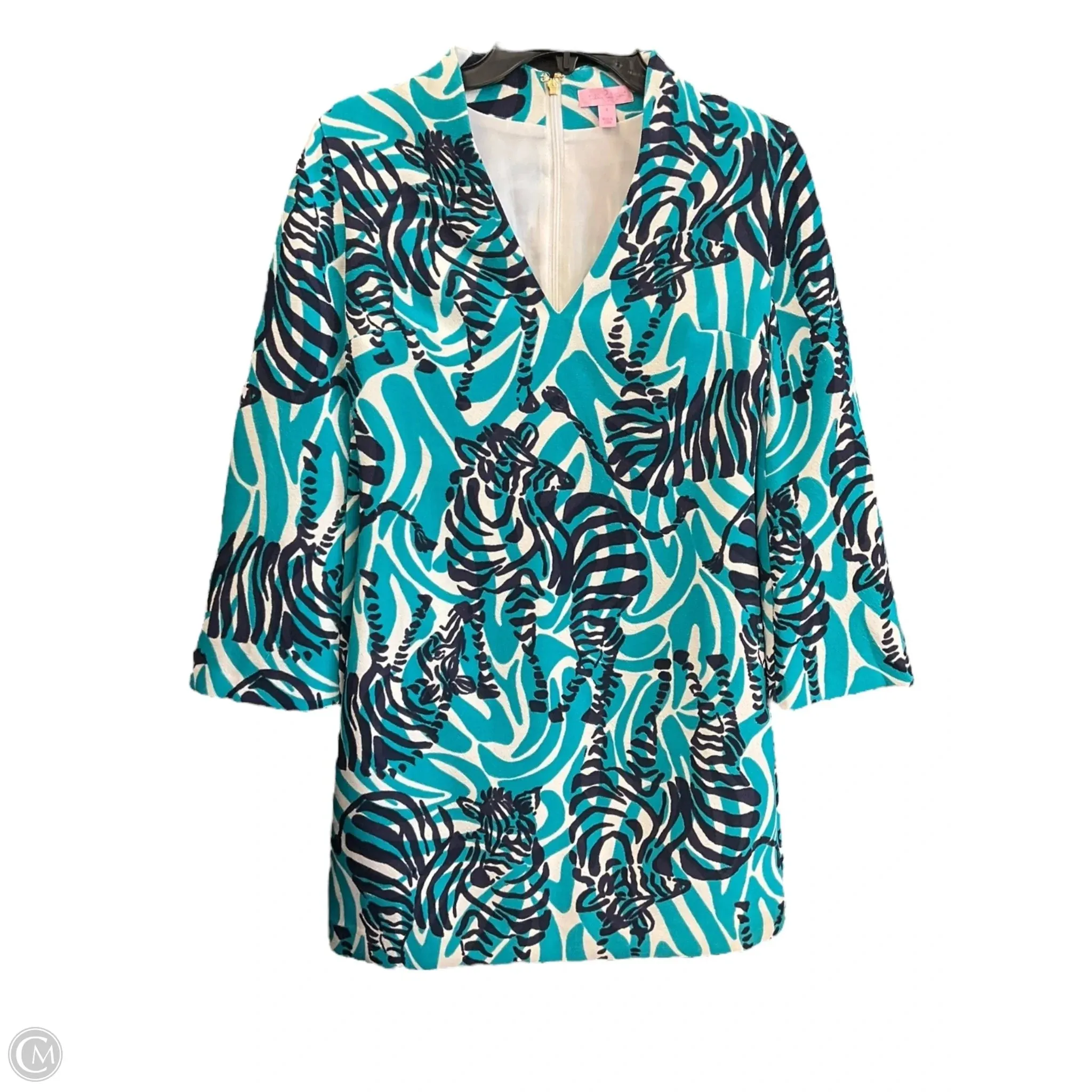 Seasonal Fit Layered Style Dress Casual Short By Lilly Pulitzer In Blue, Size: Xs