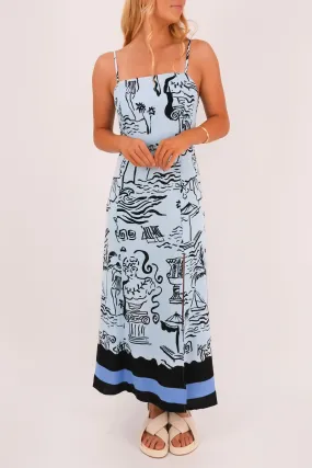 Karoline Midi Dress Alexandria City Layering Calm Movement