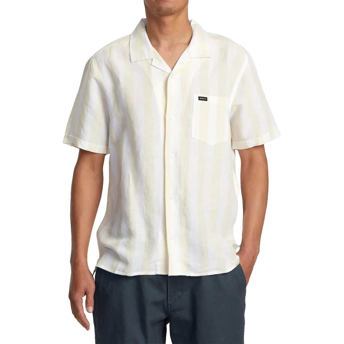 Men's Love Stripe Short Sleeve Classic Layering Reinforced Hems
