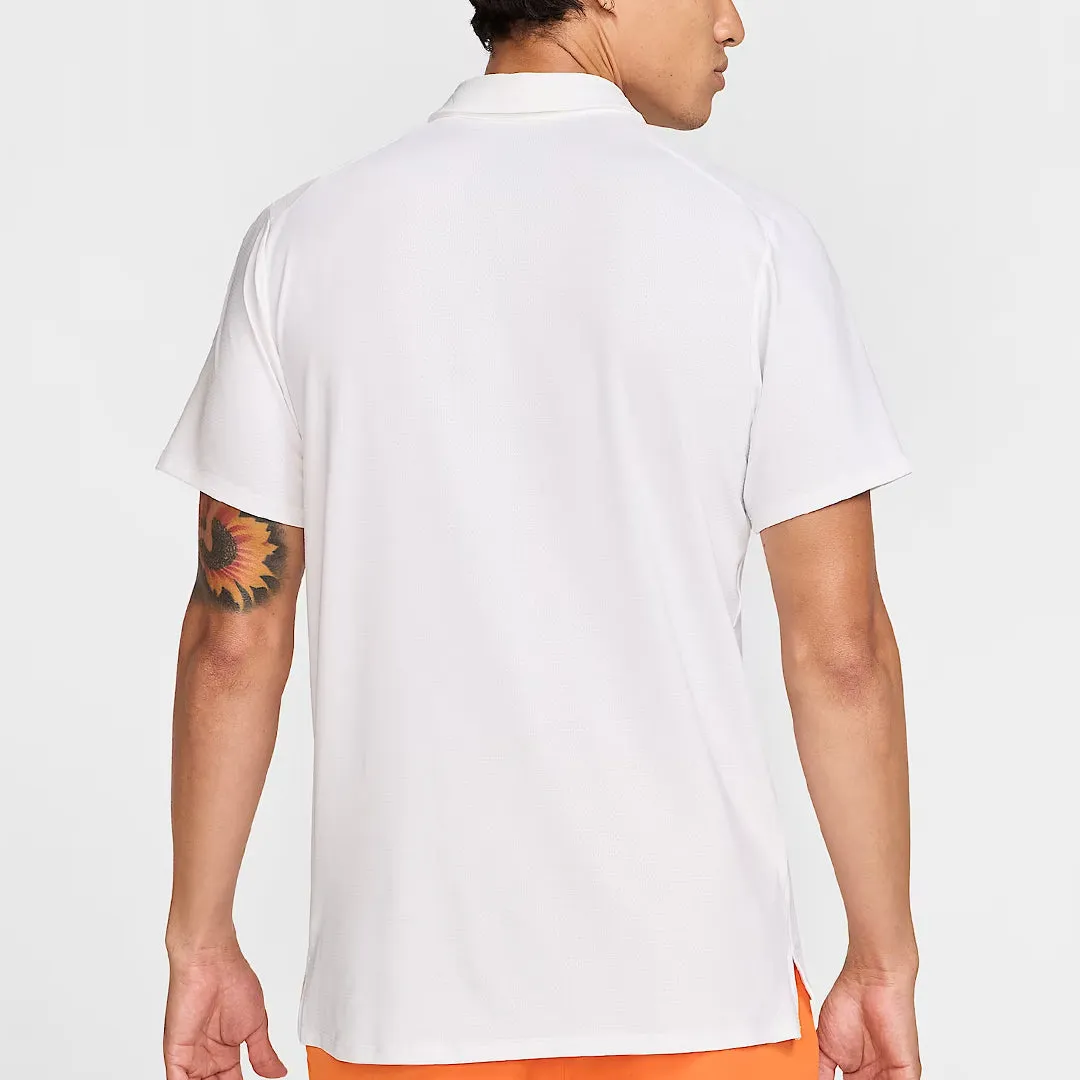 MachineWashable Fabric Clean Cut Nike Men's Advantage Polo - White