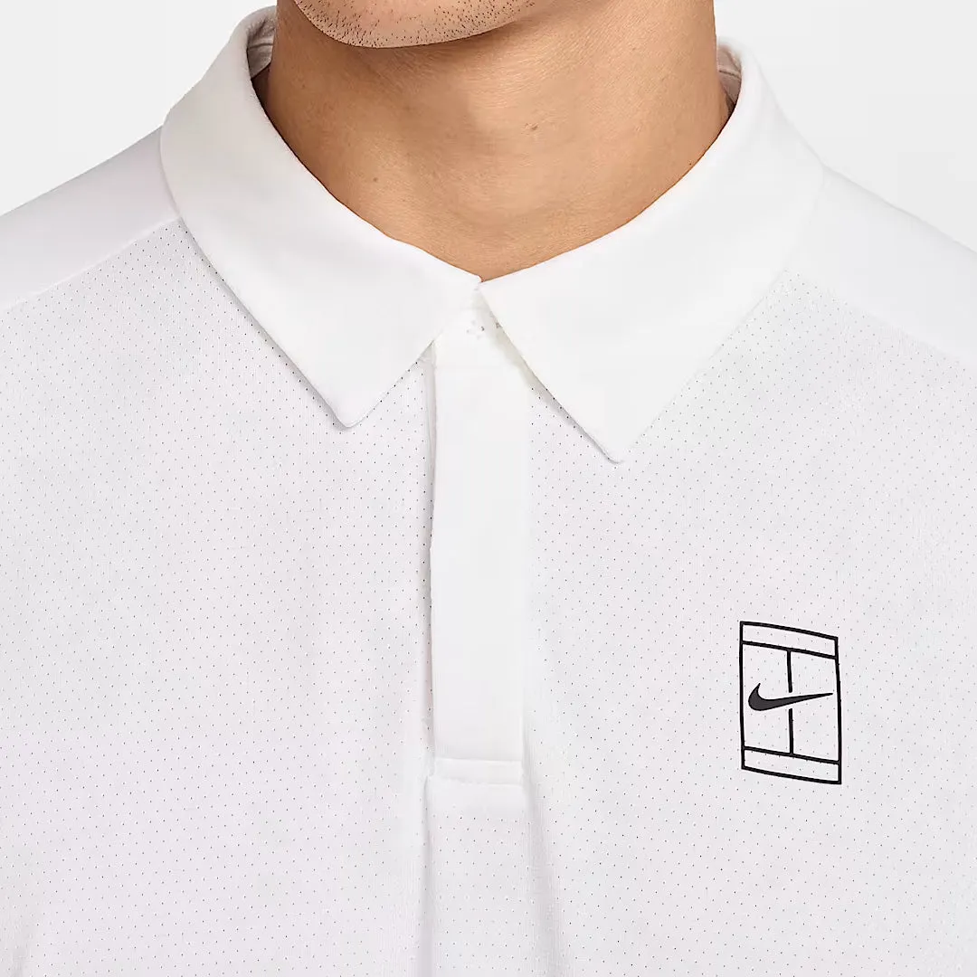 SeamlessPockets Clean Cut Nike Men's Advantage Polo - White