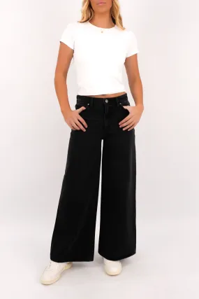 Mid Stevie Jean Nightwatch Black Petite Relaxed Style Smart Casual Minimalist Style