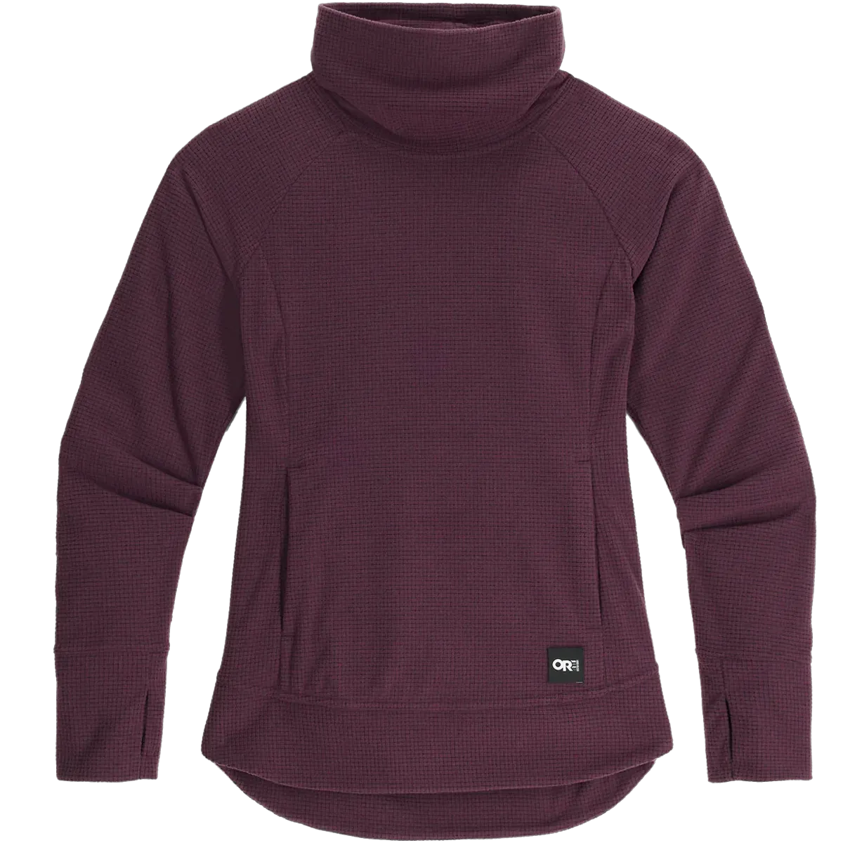 Women's Trail Mix Fleece Cowl Pull Over Fleece Inside Clean Minimal Look