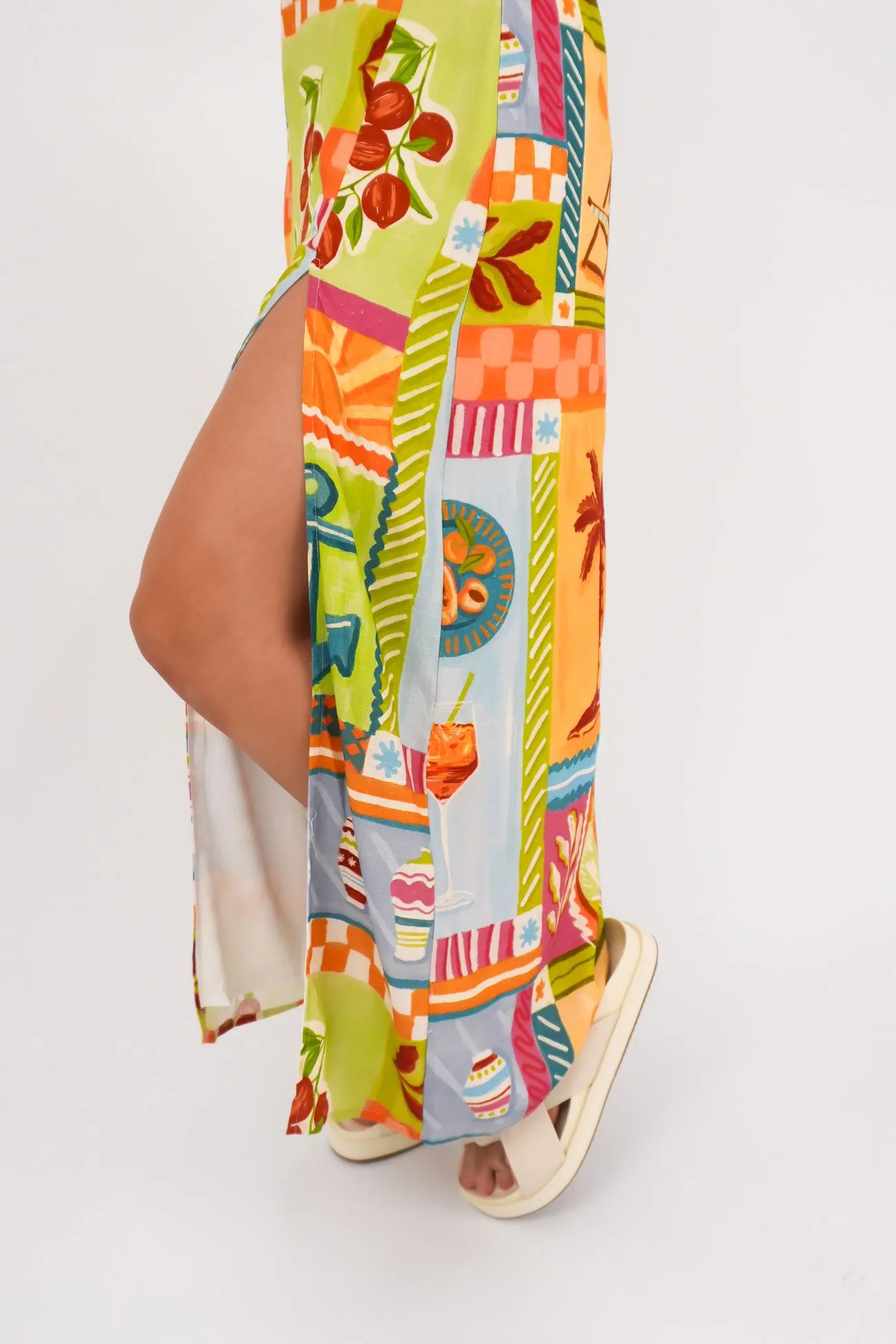 Classic structured dress Burnett Maxi Dress Ashna