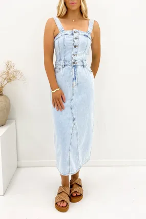 Festival Mood Coco Midi Dress Bleach