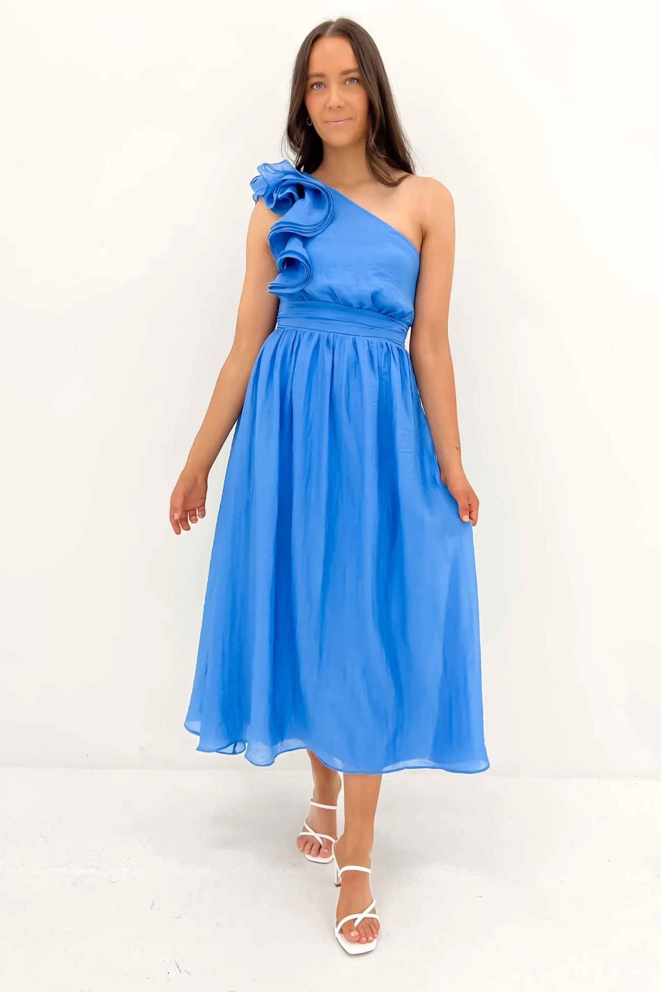 Colby Midi Dress Blue Versatile Fit