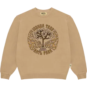 Joshua Tree Symmetry Crew Sweatshirt Layered Wearable Classic Design