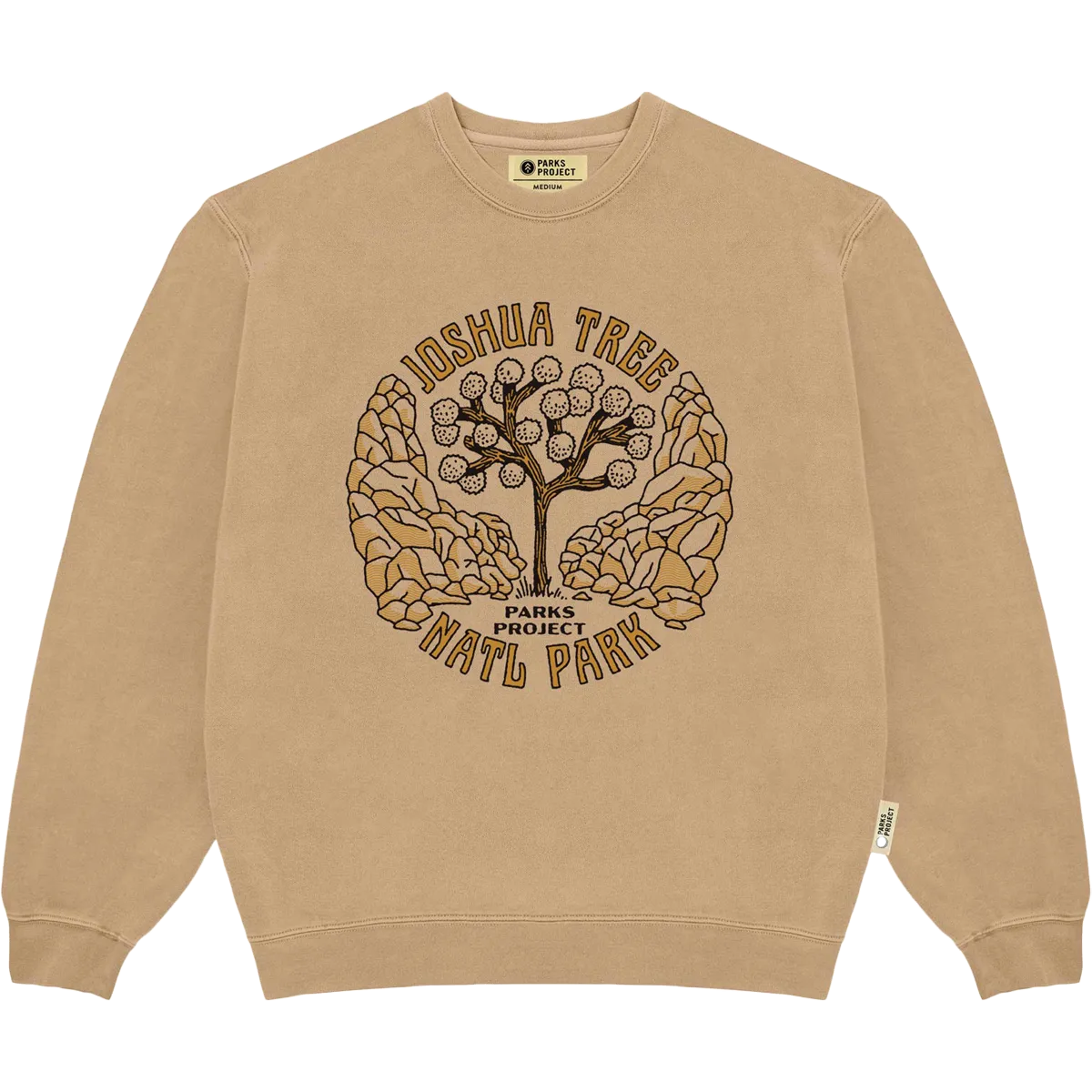 Joshua Tree Symmetry Crew Sweatshirt Odor Resistant Fabric