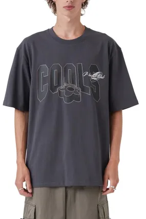 College Tee Washed Black LowImpactDye