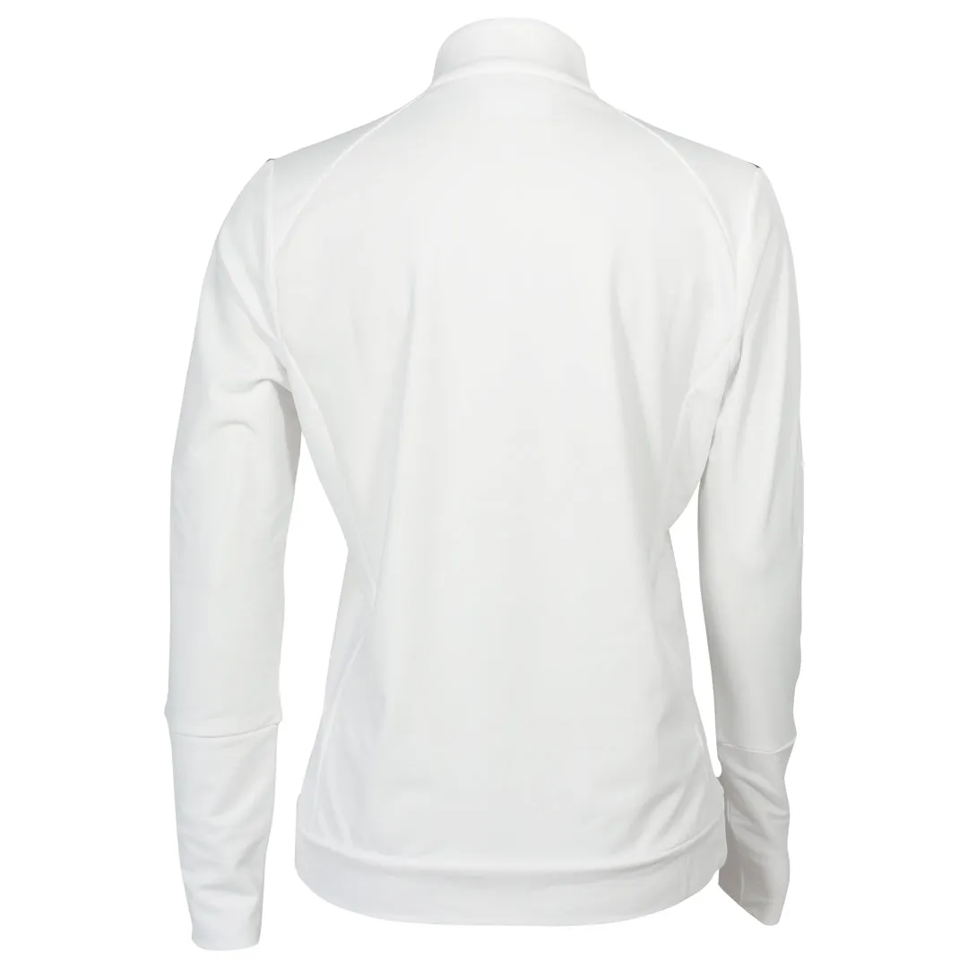 Color - Fastness Penguin Women's Performance Jacket - Bright White/Navy natural fabric Flexible