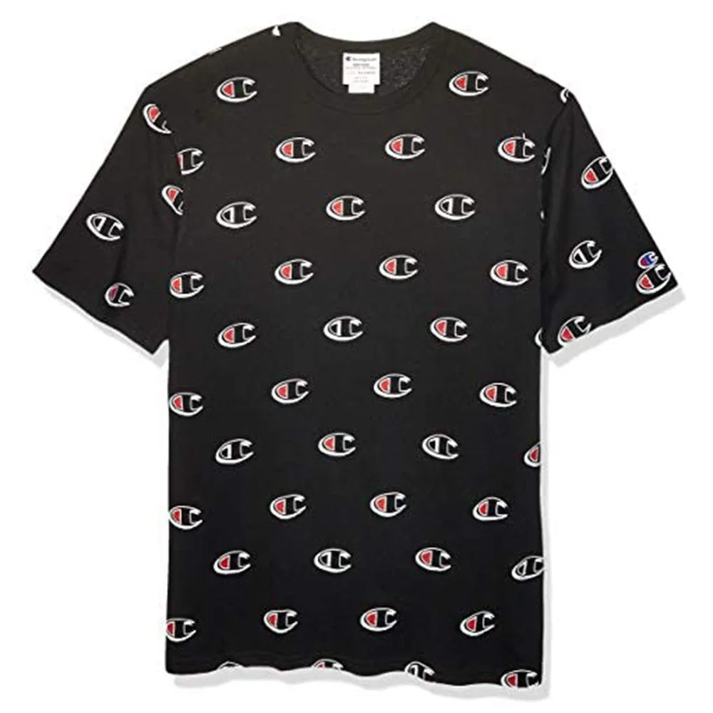 Short Sleeve Scribble Logo T-Shirt Heavyweight Fabric