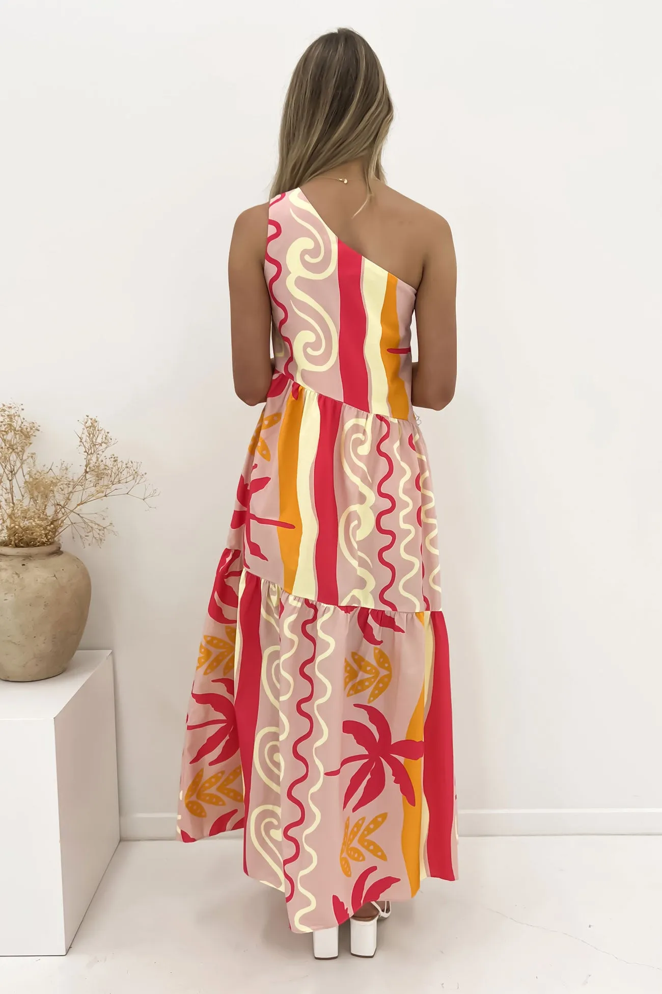 Kimono-Sleeve Rosalie Maxi Dress Calypso