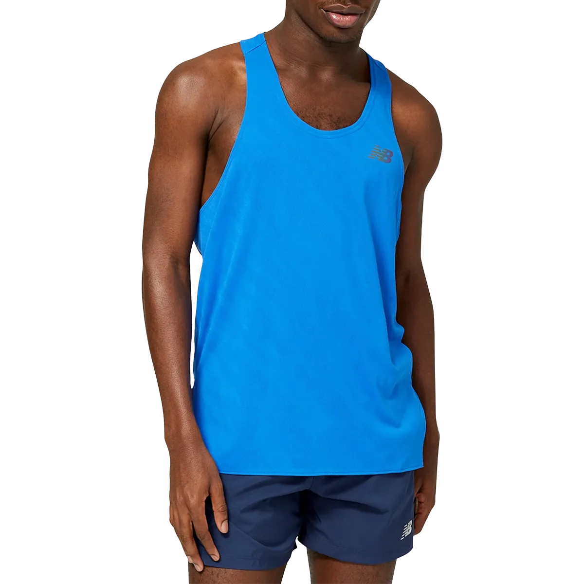 Men's Q Speed Jacquard Singlet SeamlessSidePanels Slim Fit Cut