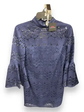 Knot-Detail Dress Casual Short By Trina Turk In Navy, Size: 4