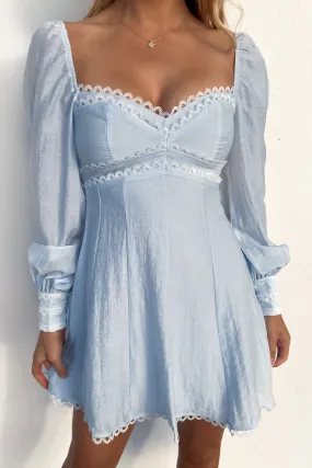 Work Ease Bloom Soft Lillie Mini Dress Blue