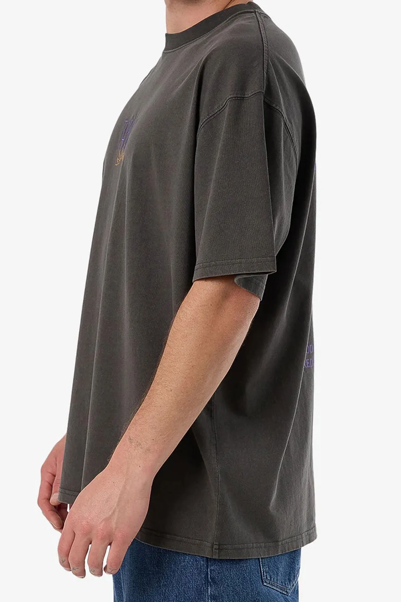 All-Day Wear Powerful Security & Success Box Fit Oversize Tee Merch Black