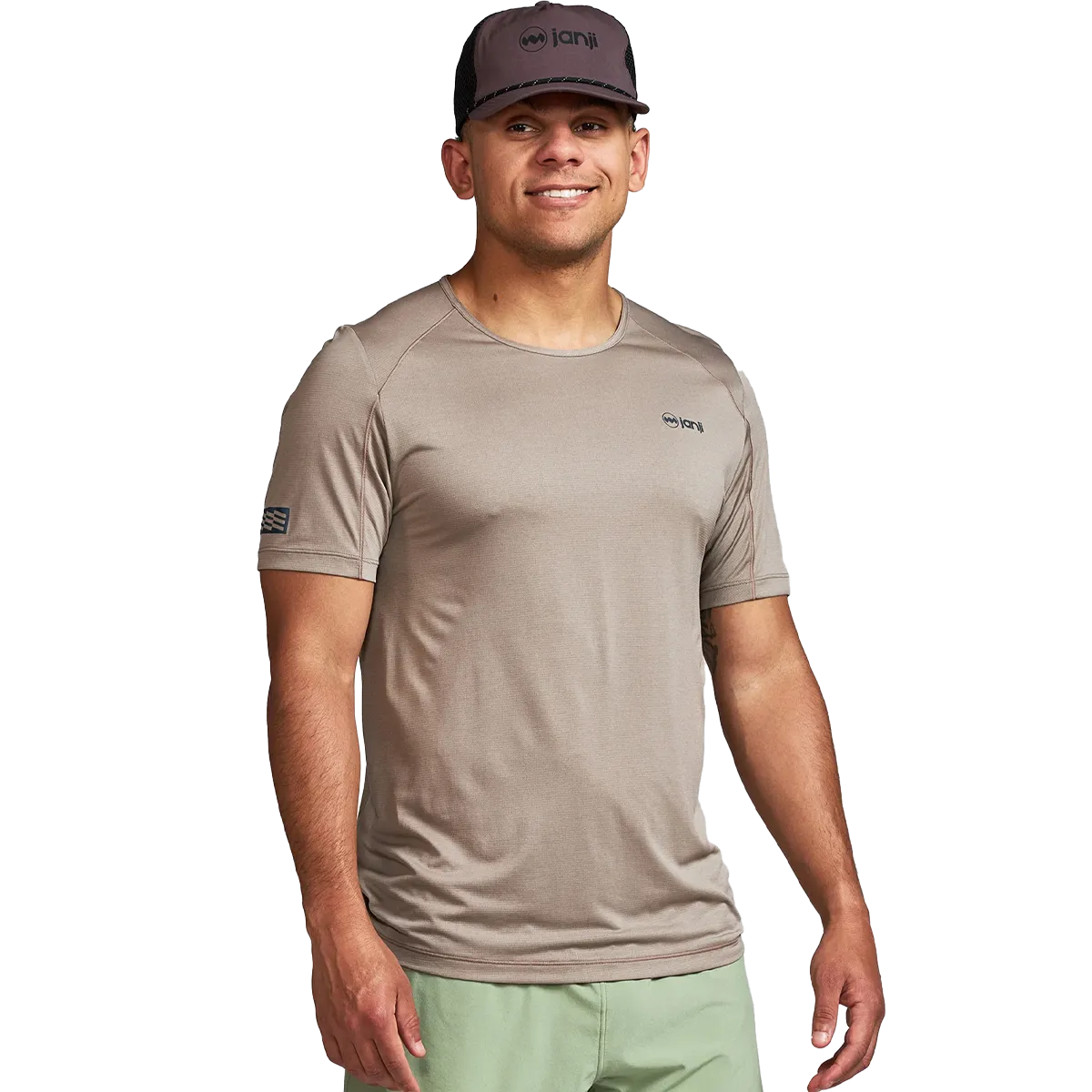 Minimalist Styling Versatile Wear Men's Run All Day Tee