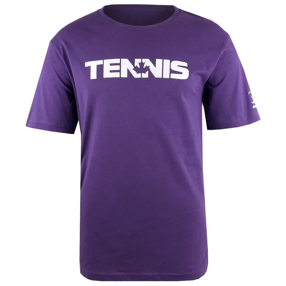 Laser-Cut Precision Cut Comfortable Straps Merchant of Tennis Unisex 30 Year Tee - Purple