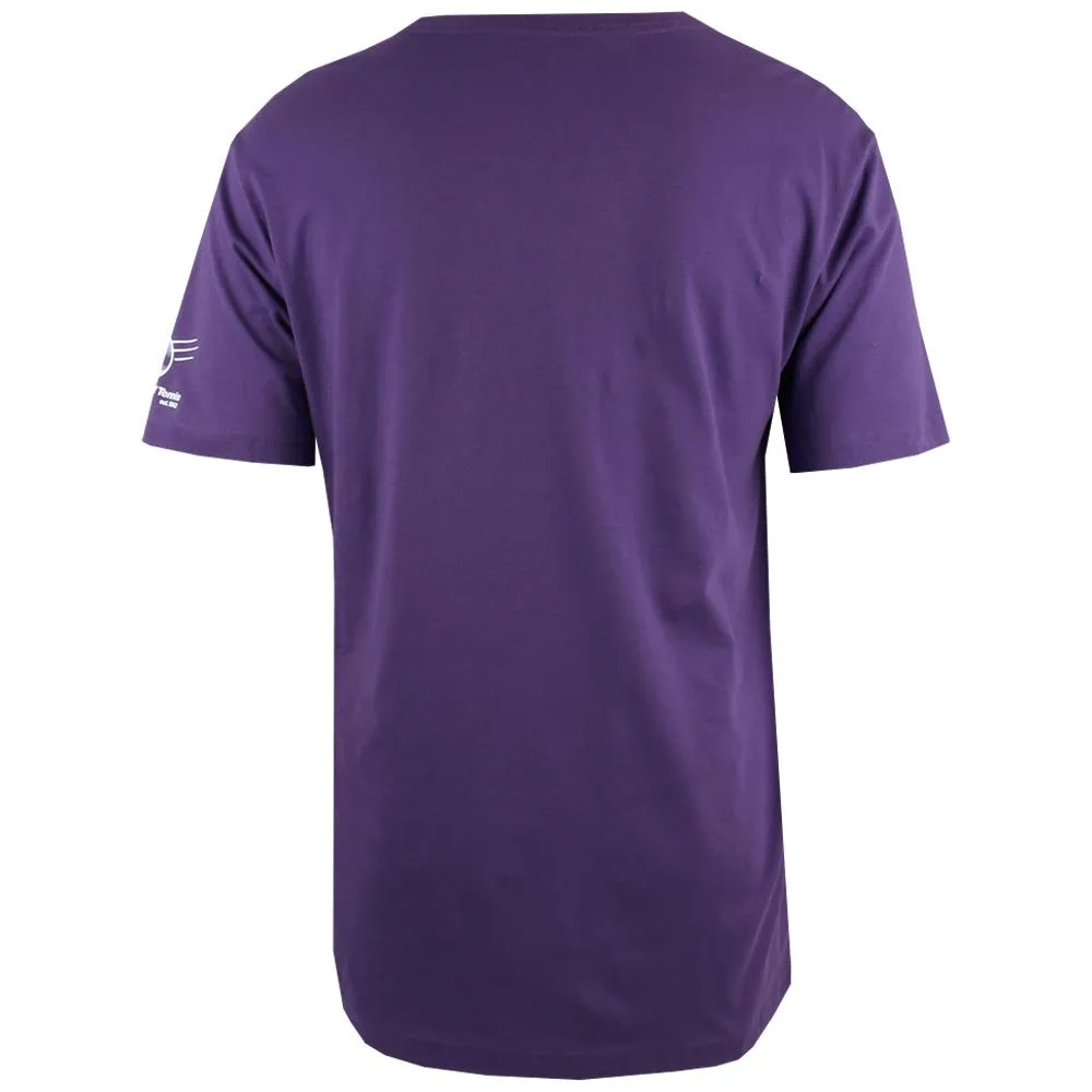 Printed Pattern Chic Look Comfortable Straps Merchant of Tennis Unisex 30 Year Tee - Purple