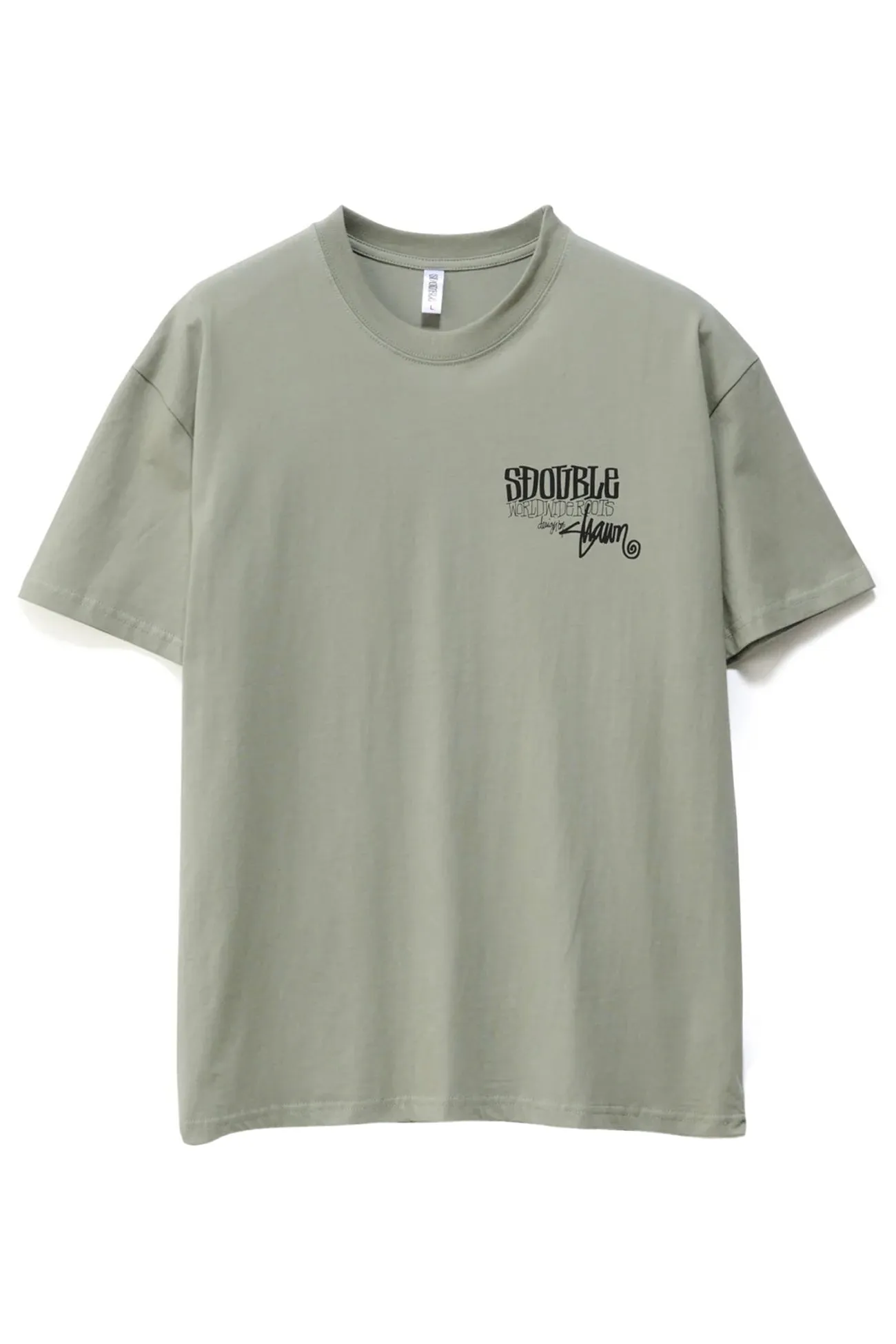 Simple yet stylish Sporty Layer World Wide Roots Tee Seagrass