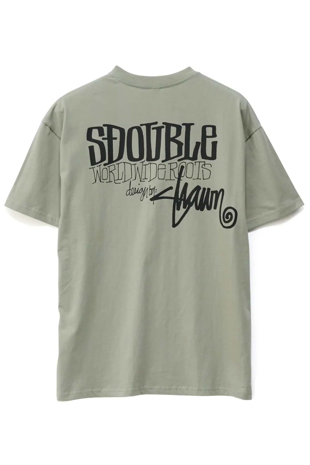 World Wide Roots Tee Seagrass Sporty Top Casual All-Day